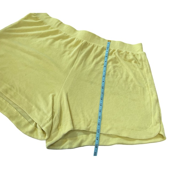 A New Day Terry short inseam high rise elastic waist Yellow swim shorts 2X NWT - Picture 4 of 5